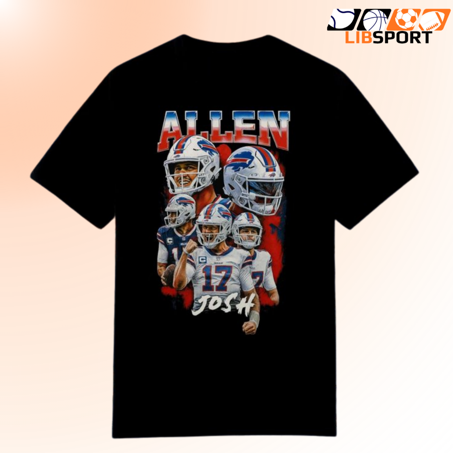 Josh Allen Shirt, Buffalo Bills Tee, Gift For Fan